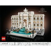 LEGO® Architecture Trevi Fountain Model, Italian Landmark Rome Memorabilia 21062
